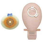 SenSura Click Wide Filtered Ostomy Pouch, Two-Piece System, 11.5 Inch Length, Maxi, Drainable, Green Code, 20 Count