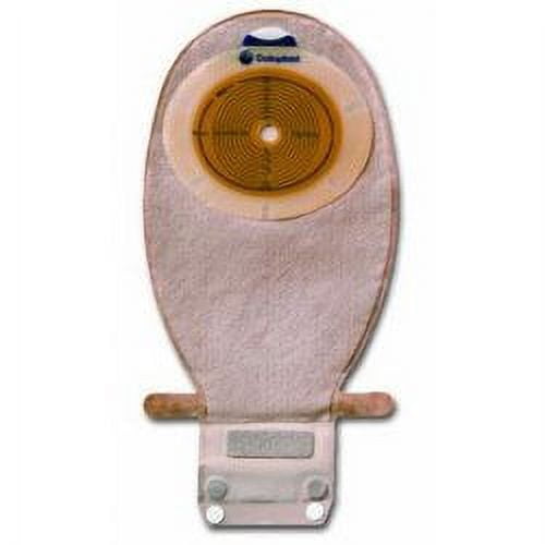 SenSura EasiClose Filtered Ostomy Pouch One-Piece System 11 1/2 Inch Length, Maxi 1-3/8 Inch Stoma Drainable Flat, Pre-Cut, Coloplast, 15524 - Box of 20