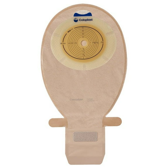 SenSura EasiClose Ostomy Pouch Drainable 1-3/8 Inch Stoma 11.5"L 1pc System Transparent 15524, 20 Ct