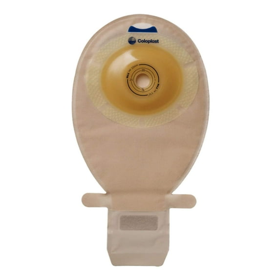 SenSura EasiClose Ostomy Pouch Drainable 1" Stoma 11.5"L 1pc System Transparent 15623, 10 Ct