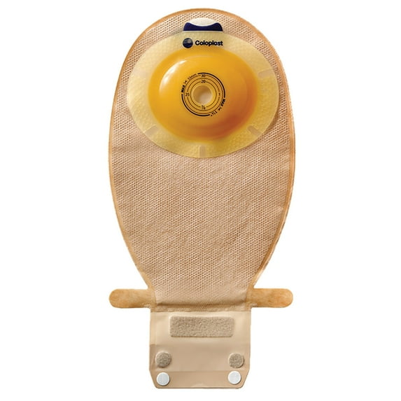 SenSura EasiClose Ostomy Pouch Drainable 5/8 to 1-3/4 Inch Stoma 11.5"L 1pc System Opaque 15608, 10 Ct