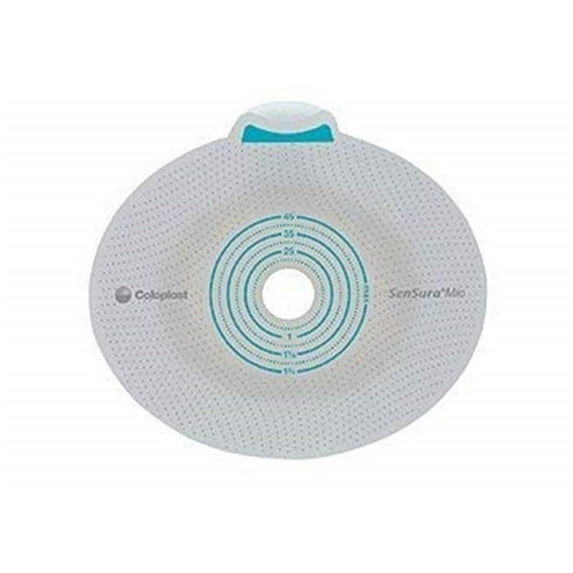 SenSura Mio Click Precut, Extended Wear Ostomy Barrier Elastic Adhesive 50 mm Flange 5 per Box 10514