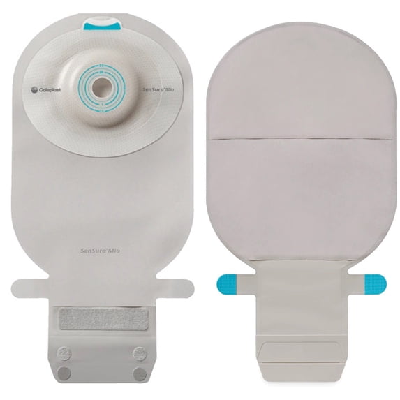 SenSura Mio Convex Ostomy Pouch Drainable 1-3/8 Inch Stoma 11 Inch Length, Maxi 1pc System Opaque Gray 16734, 10 Ct