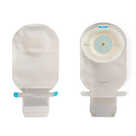 SenSura Mio Convex Ostomy Pouch Drainable 3/8 to 2" Stoma 11 Inch Length, Maxi 1pc System Opaque 16706, 10 Ct