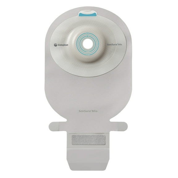 SenSura Mio Convex Ostomy Pouch Drainable 5/8 to 1-5/16" Stoma 11 Inch Length, Maxi 1pc System Transparent 16715, 10 Ct