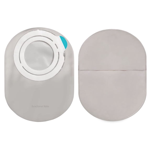 SenSura Mio Flex Closed End 8-1/4 Inch Length, Maxi 2pc System Ostomy Pouch 70 mm Flange 12223, 30 Ct