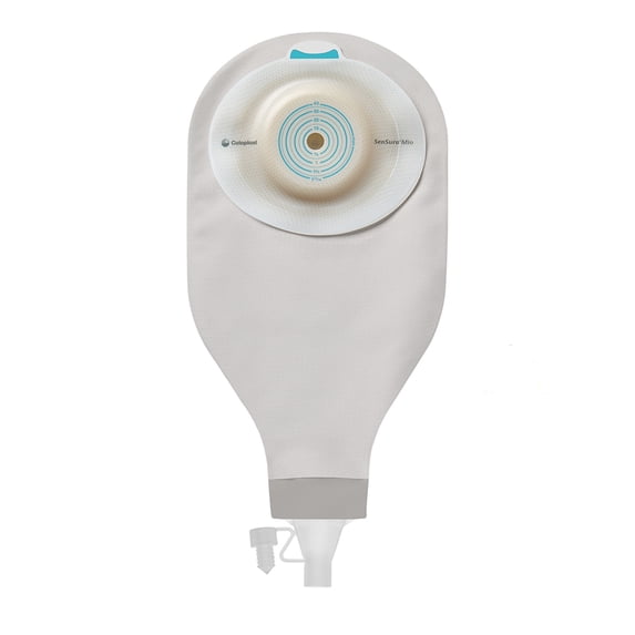 SenSura Mio High Output Ostomy Pouch Drainable 10 to 43 mm Stoma 1pc System Transparent 18676, 10 Ct