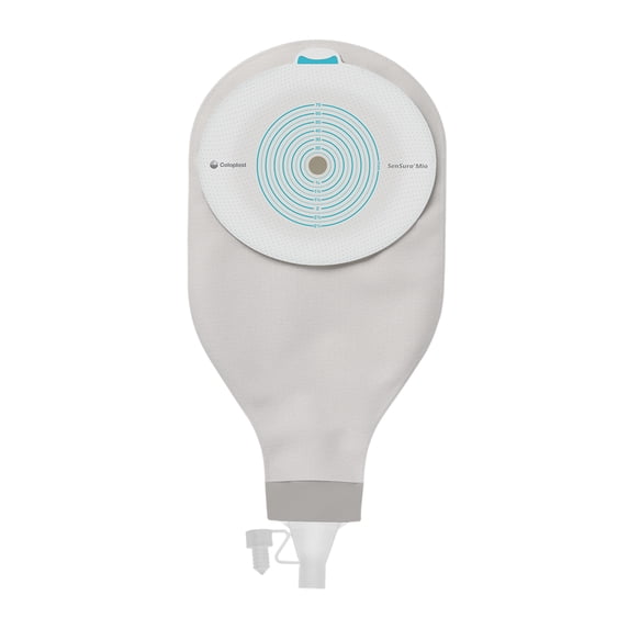 SenSura Mio High Output Ostomy Pouch Drainable 10 to 70 mm Stoma 1pc System Transparent 18665, 10 Ct