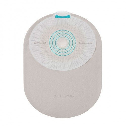 SenSura Mio Ostomy Pouch Closed End 1-3/16 Inch Stoma 8-1/4 Inch Length, Maxi 1pc System Opaque Gray 10883, 30 Ct