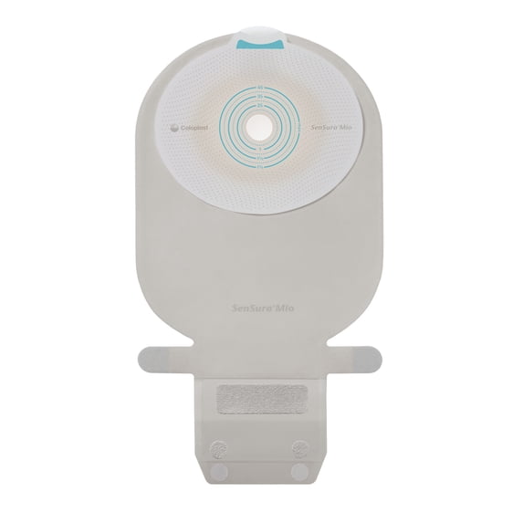 SenSura Mio Ostomy Pouch Drainable 2" Stoma 11 Inch Length, Maxi 1pc System Transparent Gray 10486, 10 Ct