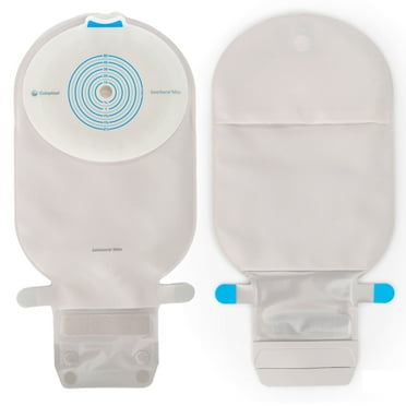 SenSura Mio Ostomy Pouch Drainable 3/8 to 2-1/8 Inch Stoma 11 Inch Length, Maxi 1pc System Opaque Gray 10471, 10 Ct