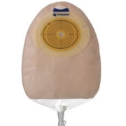 SenSura Urostomy Pouch, One-Piece System, 10-3/8 Inch Length, Maxi, 5/8 to 1-5/16 Inch Stoma, Drainable, Convex Light, Trim To Fit, Transparent, 10 Count