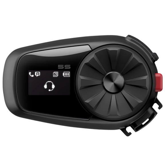 Sena 5S Motorcycle Bluetooth Headset Communication System, Black, Model Number: 5S-01