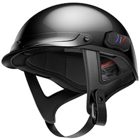 Sena Cavalry Bluetooth Half Helmet Glossy Black XS size