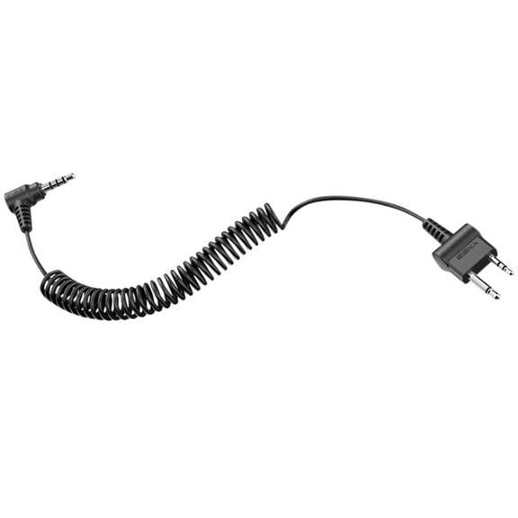 SENA Tufftalk 2-Way Radio Cable Straight Type for Midland/Icom Twin-Pin