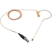 Senal Beige Omnidirectional Earset Microphone with TA4F 4-Pin Connector for Shure Bodypack Transmitters, Flexible Boom & 4 ft Cable