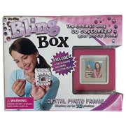 Senario Pink Bling Box Digital Photo Frame with 1.5" Screen, Holds 70 Pictures