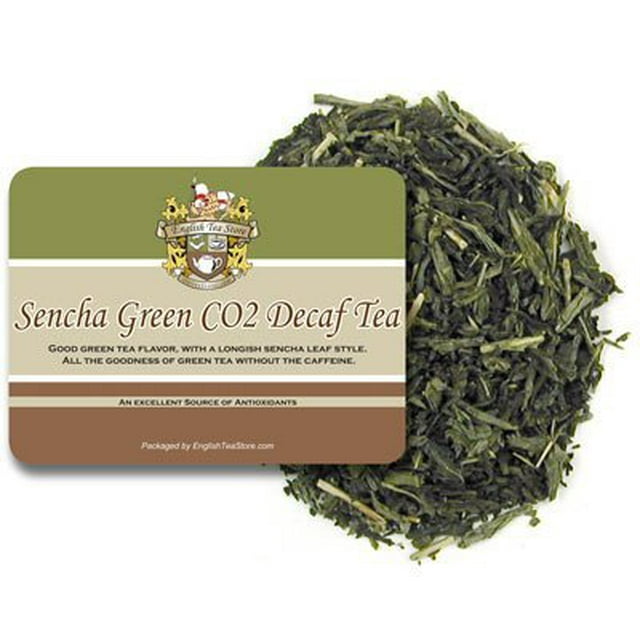 Sencha Green CO2 Decaffeinated Tea Loose Leaf 16oz