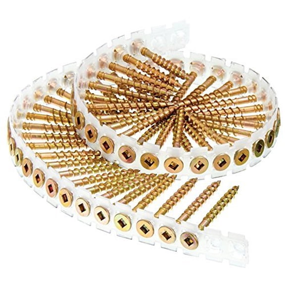 Senco 08F175Y 1000pk #8 x 1-3/4" Square Head Flooring Screws 2x 2-Pack