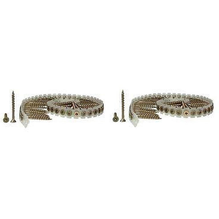 Senco Duraspin #8 X 2 Inch Subfloor Screws - 1,000 Count Collated Screws Box