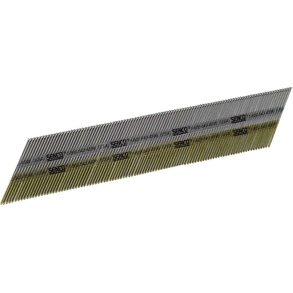 Senco Finish Nail 34 Degree Angled - Galvanized, 15 Gauge, Gold  Construction & DIY Use, Standard Hardware Spec