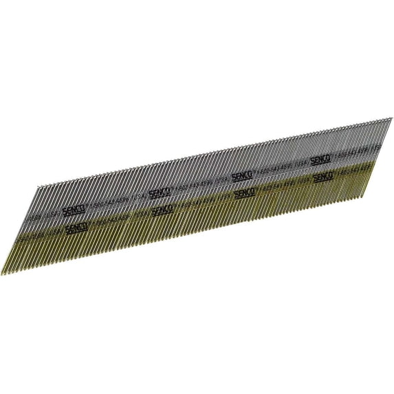 Senco Finish Nail 34 Degree Angled - Galvanized, 15 Gauge, Gold