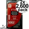 thumbnail image 1 of Senco A101009 2,600pk 1" 23 Gauge Galvanized Micro Pin Nails 2-Pack, 1 of 1