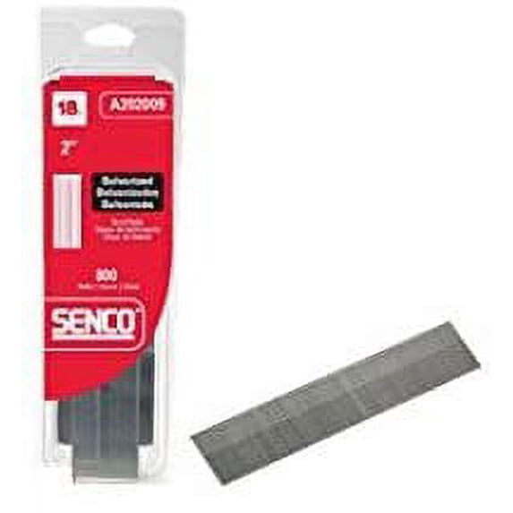 Senco A202009 800/Pk Electro Galvanized Brads 18 Gauge X 2 InchSold By 2 Pack