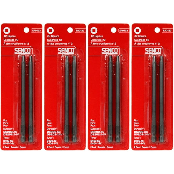 Senco EA0123 DuraSpin #2 Square Bits for DS200 4-2 Packs