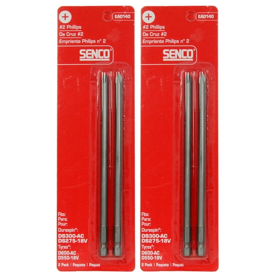 Senco EA0140 2pc #2 Phillips Duraspin Drive Bits (2-Pack)