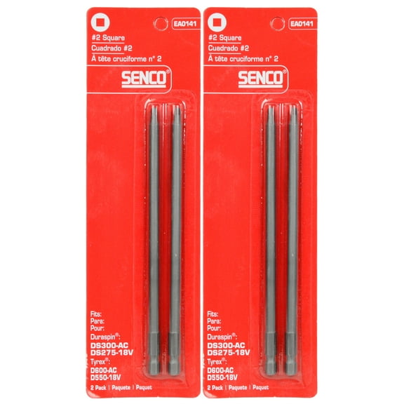 Senco EA0141 #2 Square Duraspin Drive Drill Bit 2ct (2-Pack)