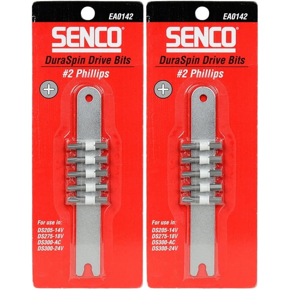 Senco EA0142 #2 Ph 1" Duraspin Drive Bits 2 Pk