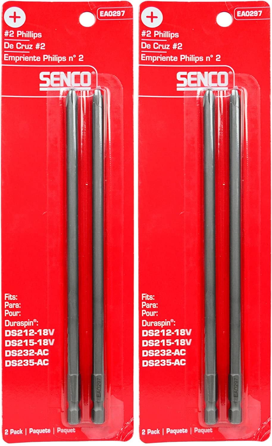 Senco EA02972 Phillips Bits for Duraspin Technology Integrated Auto