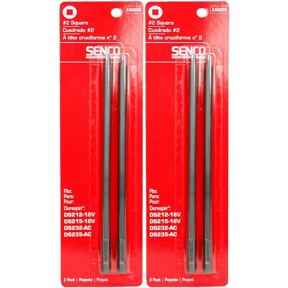 Senco EA0298#2 Square Bits - Duraspin Technology Integrated Auto-Feed Screw System 2-2 Packs