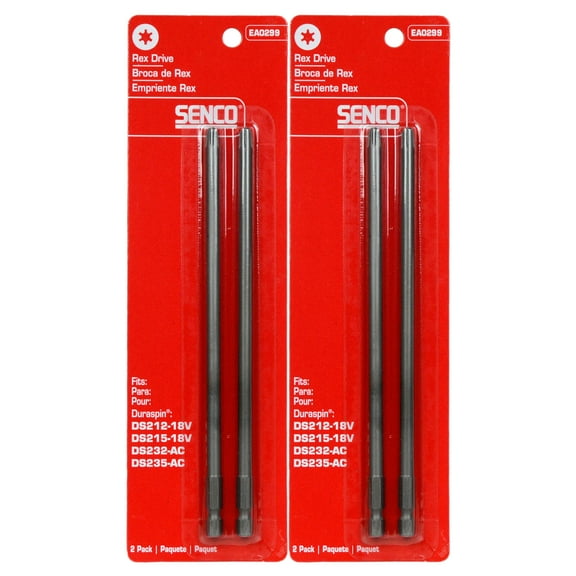 Senco EA0299 2pc Rex Drive Duraspin Replacement Bit Set (2-Pack)