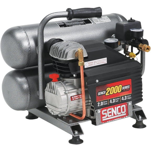 Senco Electric Hand Carry Compressor - 2 Horsepower 4.3 Gallon