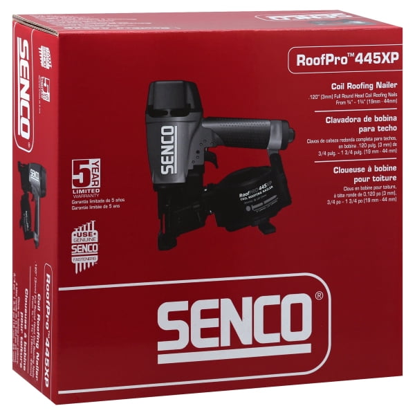 Senco RoofPro Pneumatic 11 Ga. 15 deg. Coil Roofing Nailer