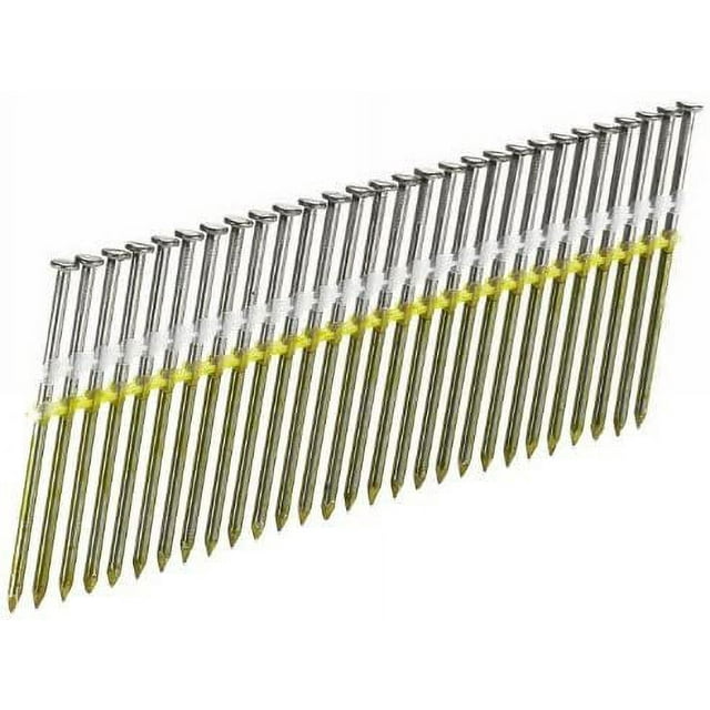 Senco GL24ASBS 2-3/8" x 0.113 HDG Ring Shank 20 Plastic Strip Full Round Head Framing Nails - 2500 per Package