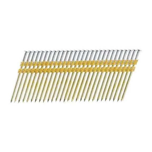 Senco KD28APBSN 3-1/4" 20 Angled Strip Full Round Head Smooth Shank Plastic Collated Bright Basic Nails 4000/Box