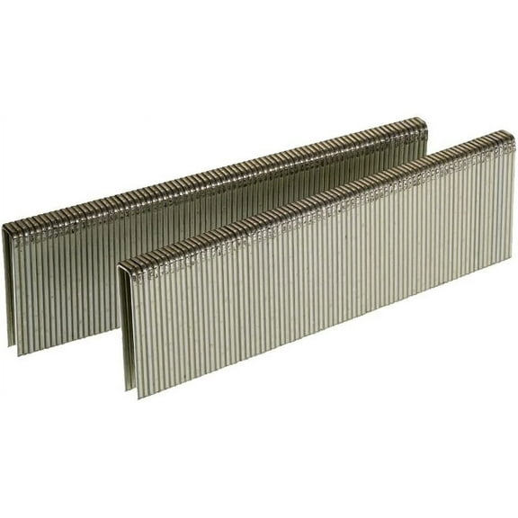 Senco 18 Gauge Flat Crown Staples L14BAB - Electro Galvanized - 5,000 Count, 1/4 in x 1-1/8 in