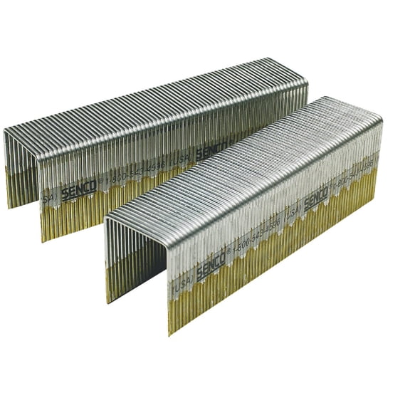 Senco P15BAB 16 Gauge by 1-inch Crown by 1-1/4 inch Length Electro Galvanized Staples (10,000 per box)