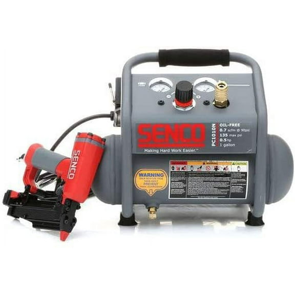 Senco PC1342 FinishPro 23SXP with PC1010N Compressor