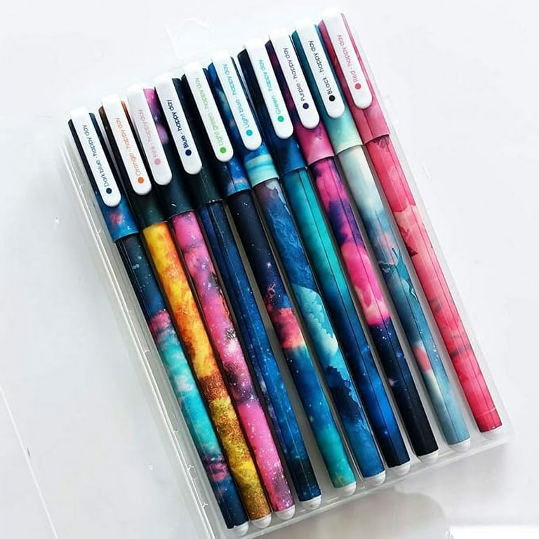 Cute Pens 0.38 mm Gel Pens Black Ink Pens Set for Bullet Journal