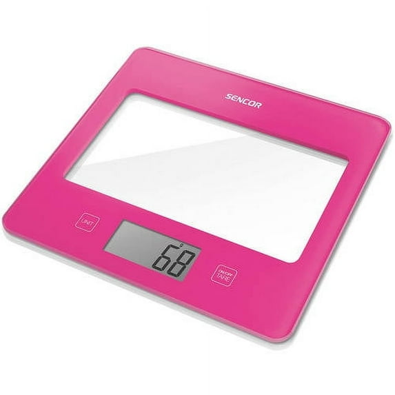Sencor SKS5028RS Digital Kitchen Scale with Display, Pink