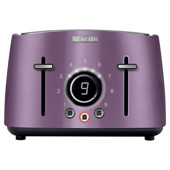 Sencor 4-slot Toaster with Digital Button and Rack - STS6073VT