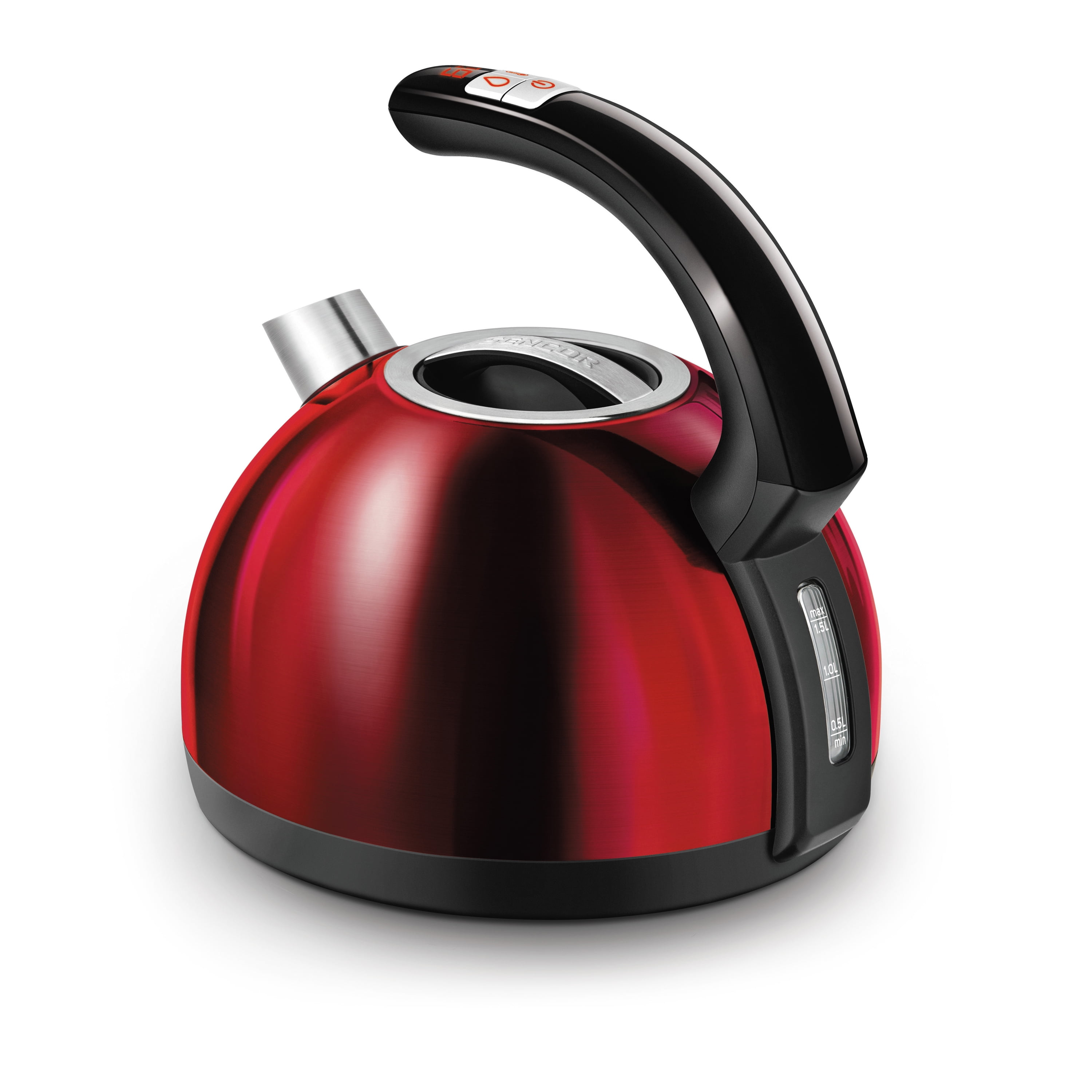Sencor SWK46YL Crystal Electric Kettle with Power Cord Base, Sunflower  Yellow 