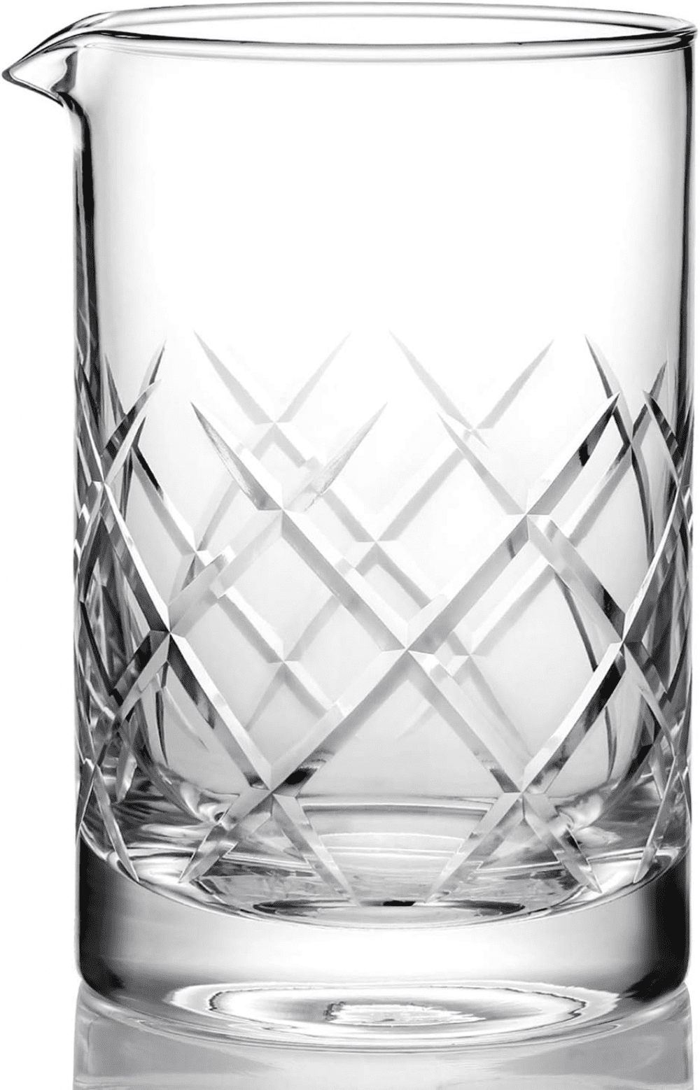 Sencu Professional 24 oz Cocktail Mixing Glass, Thick Bottom Seamless