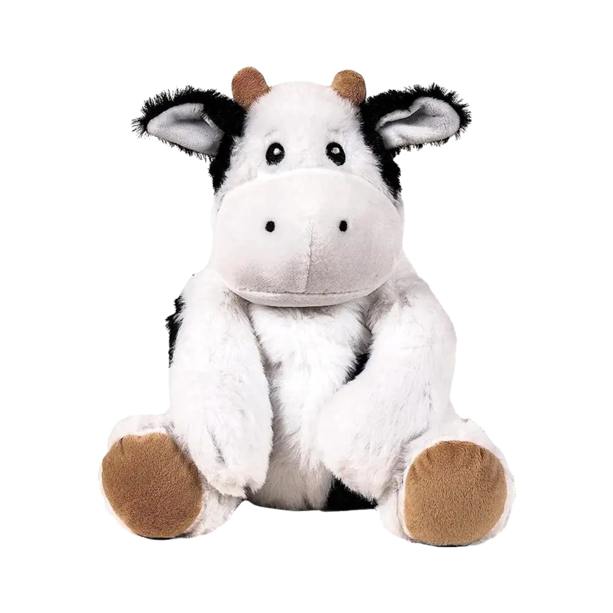 Send A Pet Weighted Warmable Cow Plush with Encouragement Message Card – Personalized Gift, Gift‑Ready