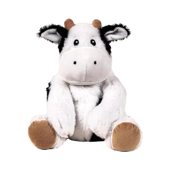 Send A Pet Weighted Warmable Cow Plush with Sympathy & Condolences Message Card Personalized Gift, GiftReady