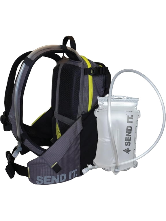 Defender 15L Bag, MTB, MOTO Backpack with Spine Protector for Men and Women. Hydration Backpack with Cell Padding, Adjustable Fit for Everyone
